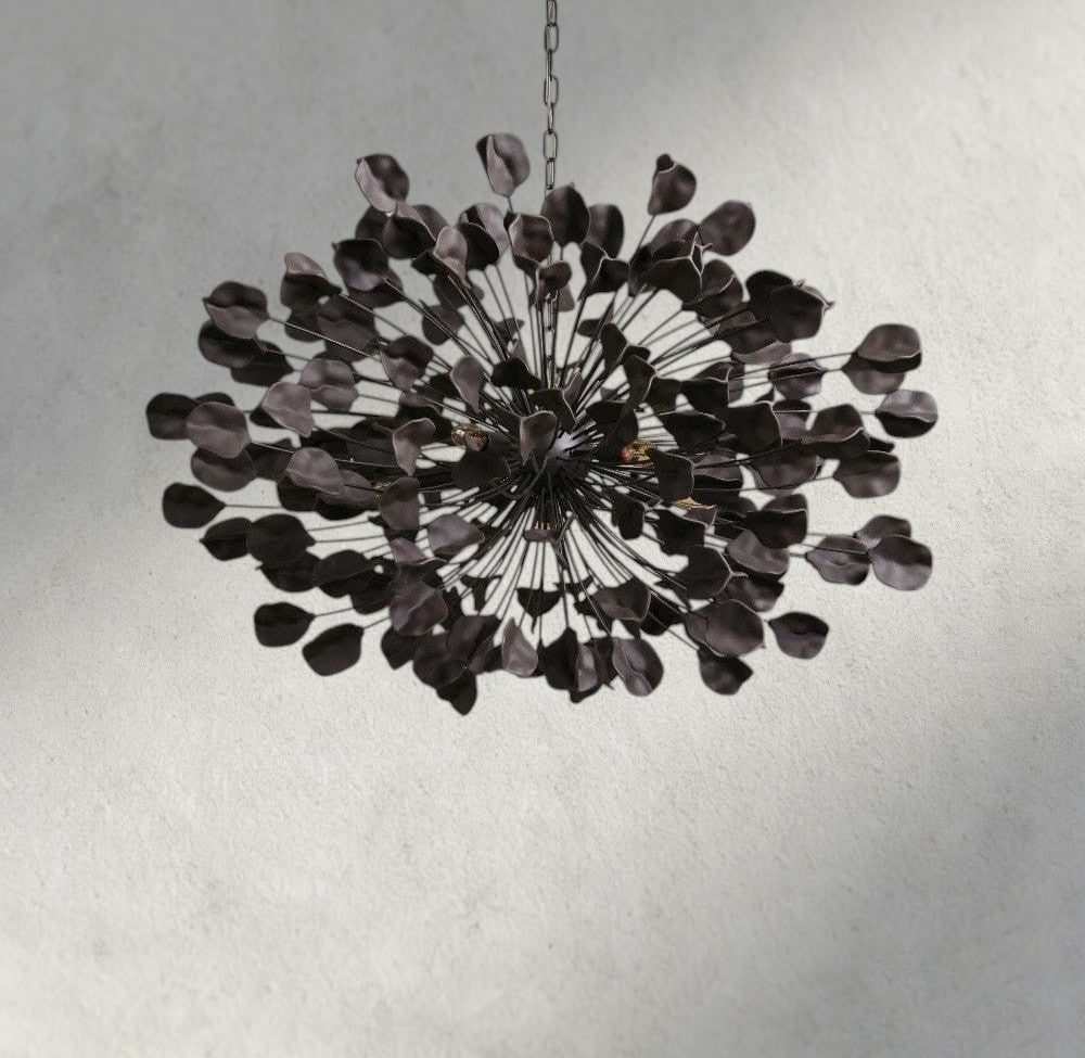 BRONZE / EBONY Lunaria Ceramic Chandelier