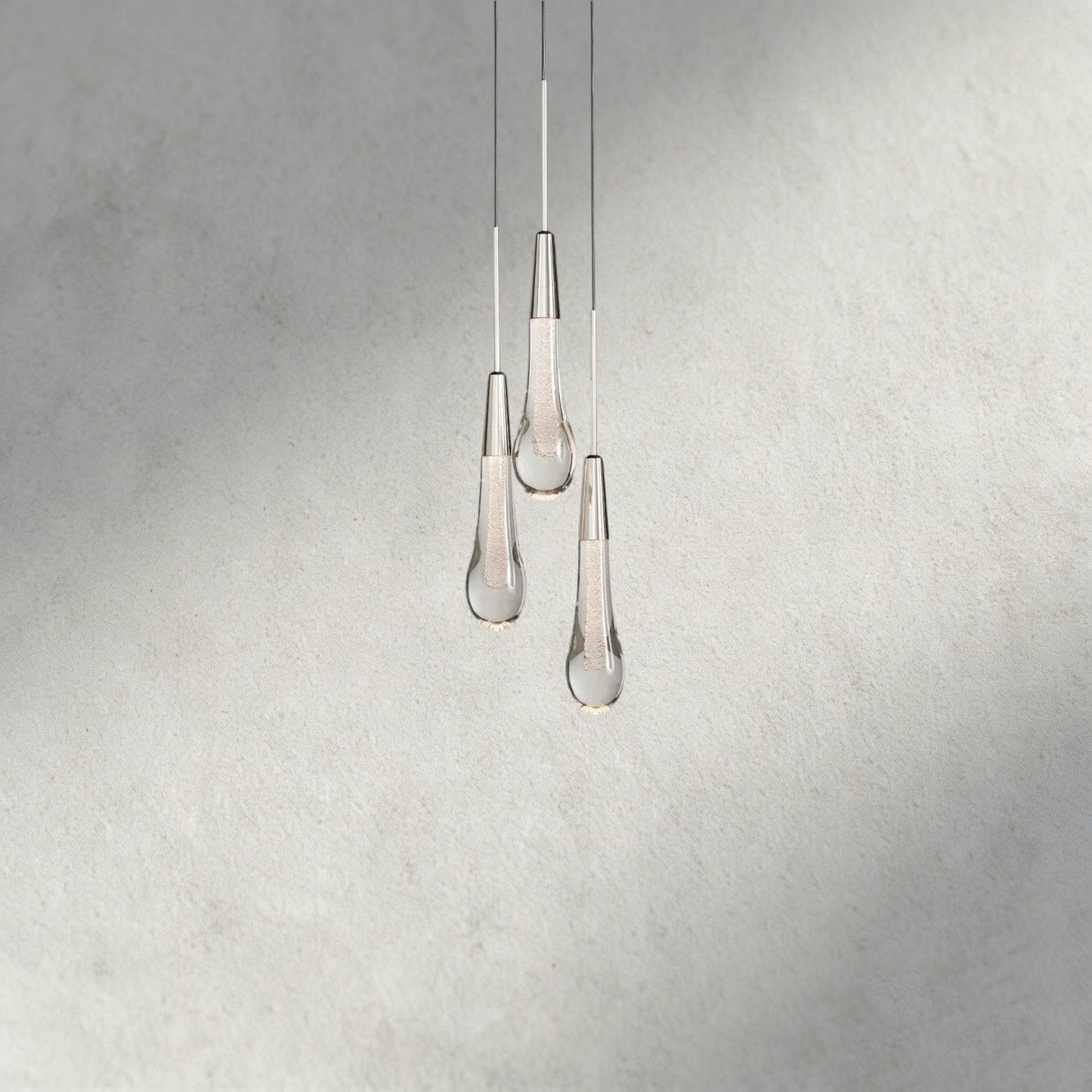 Nickle Soltaire Cluster Pendant