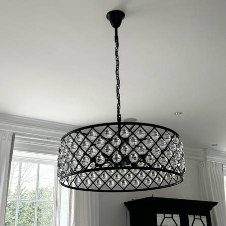 Post-Modern Raindrop Crystal Chandelier Rectangle / round Light for Living Room / dining Table