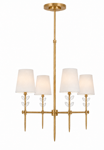 Baker Glass Chandelier