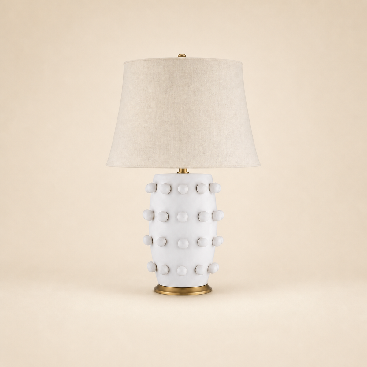 Polka Dot Porcelain Table Lamp