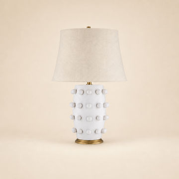 Polka Dot Porcelain Table Lamp