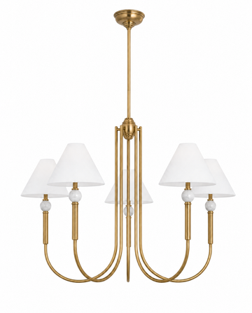 Porteau 5 Light Large Chandelier