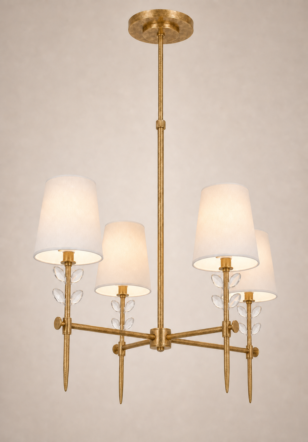 Baker Glass Chandelier
