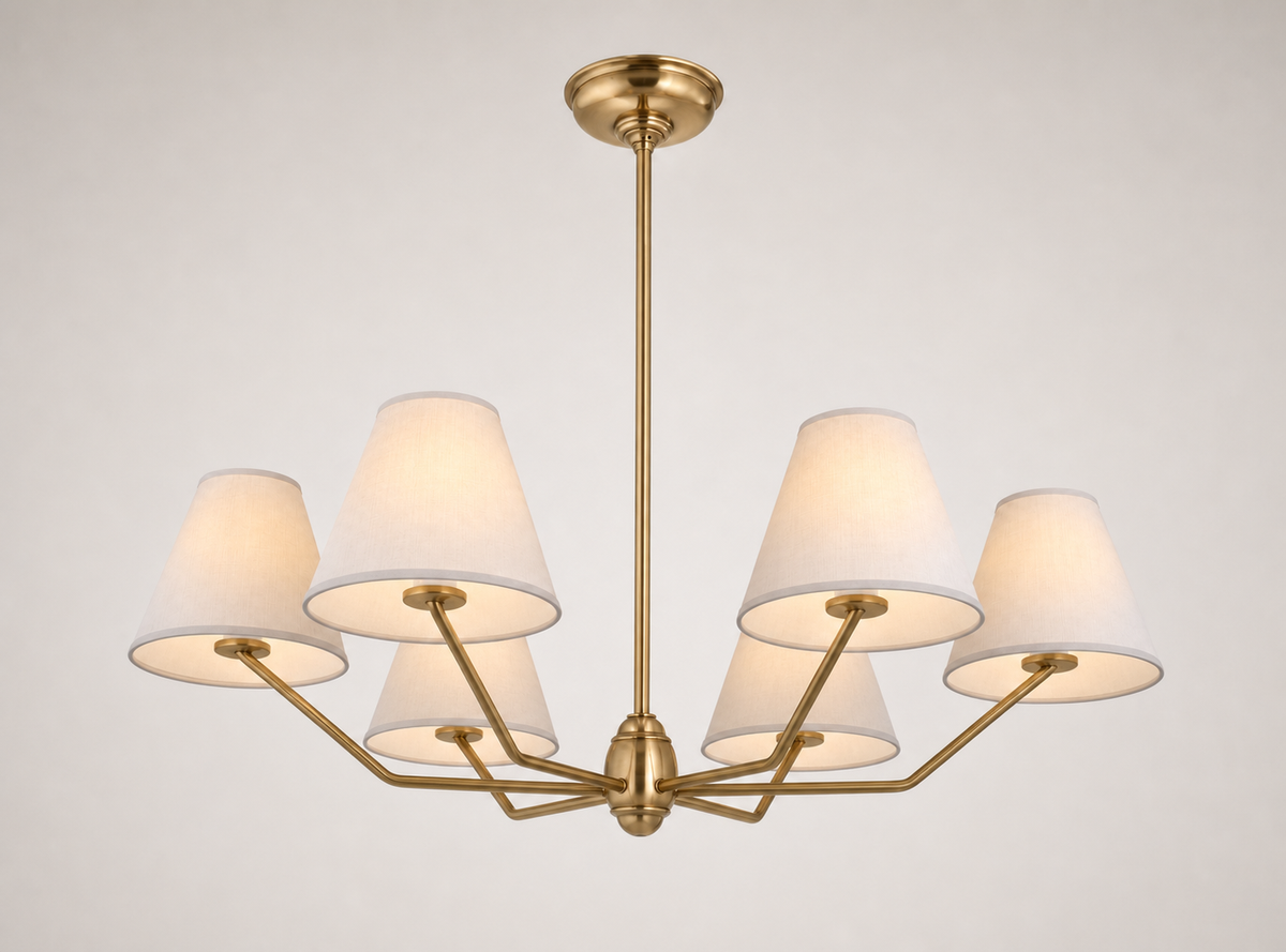 Burke 6-Light Large Chandelier