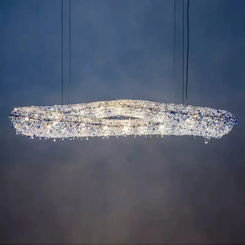 Luxury Infinity Crystal Chandelier for Living / dining Room