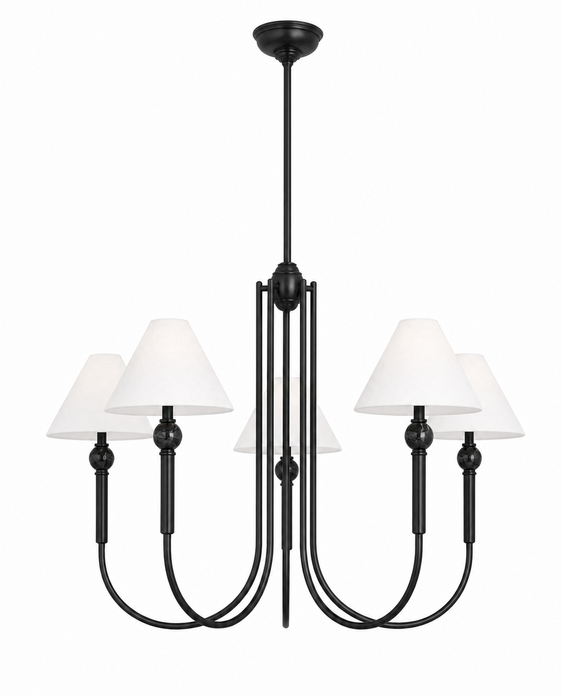 Porteau 5 Light Large Chandelier