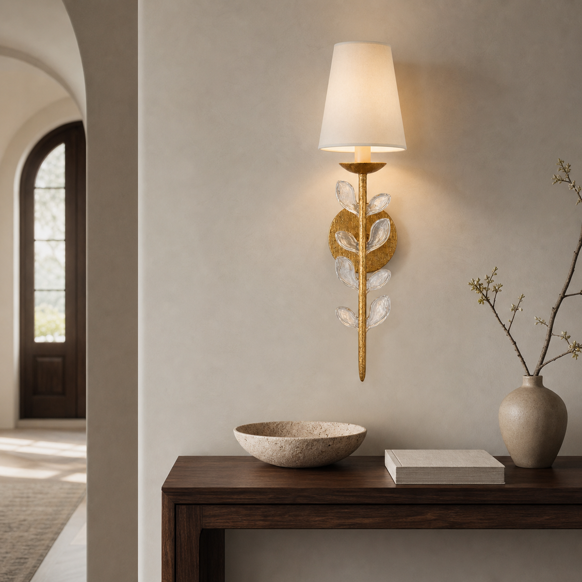Avvery Glass Sconce Lamp