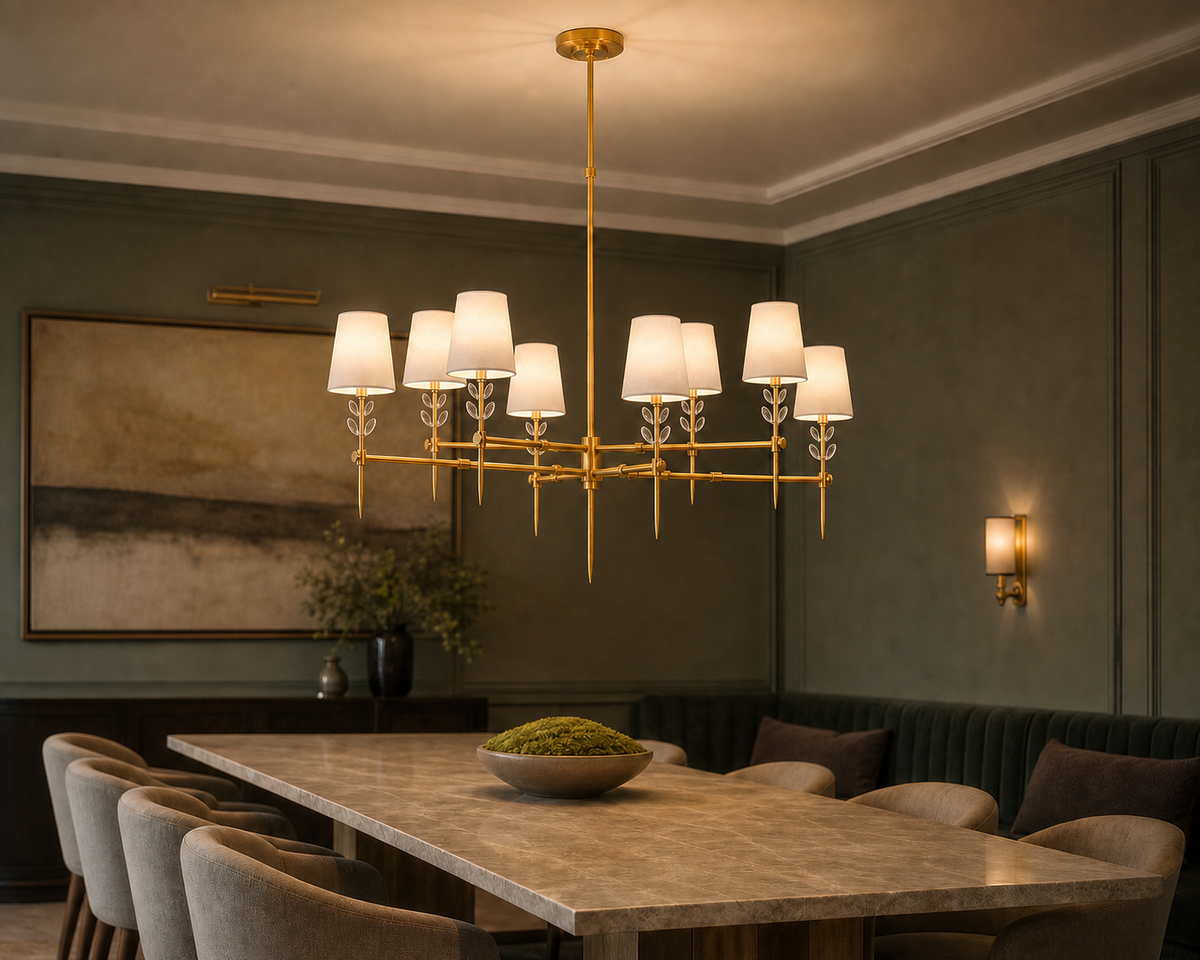 Bryant Extra Large Two Tier Glass Chandelier