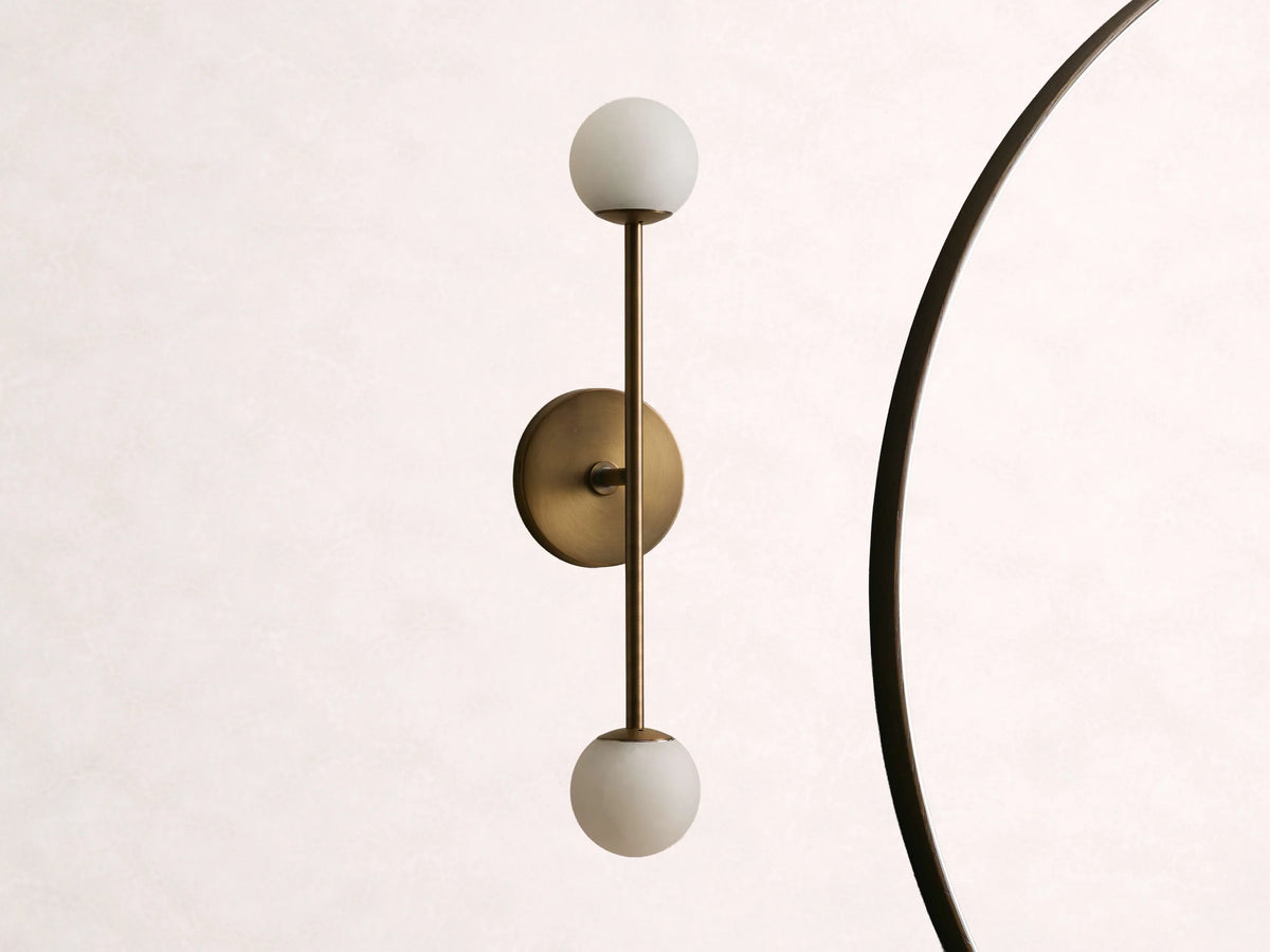 Girouette Alabaster Double Sconce