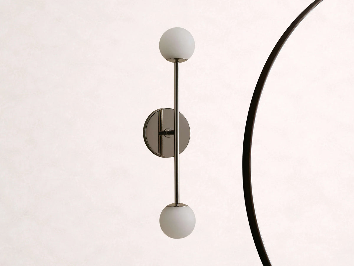 Girouette Alabaster Double Sconce