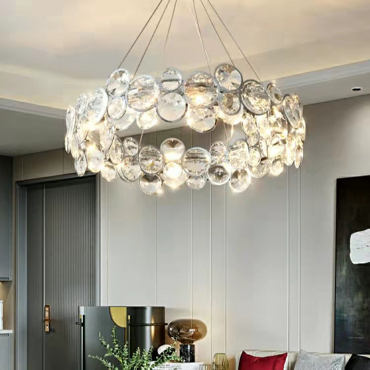 Designer Crystal Chandelier for Living Room Bedroom Ceiling Light