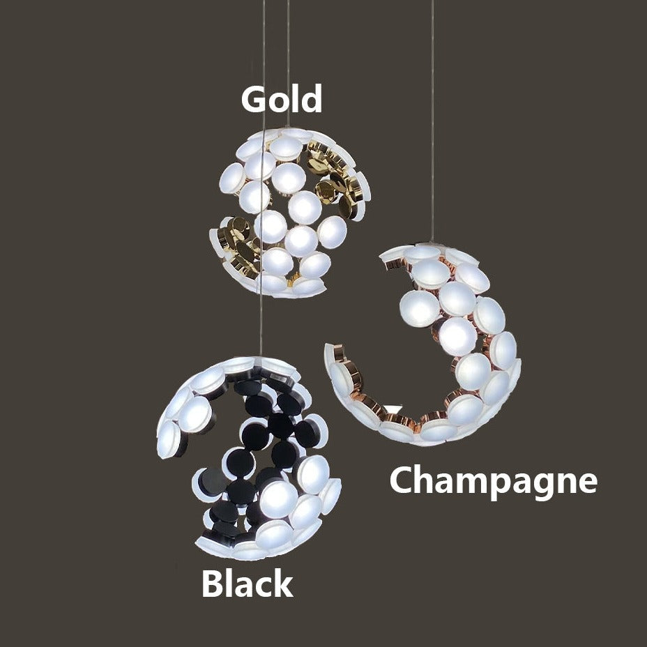 Designer Model Minimalist Irregular Sphere Art Pendant Chandelier for Living Room / home Office