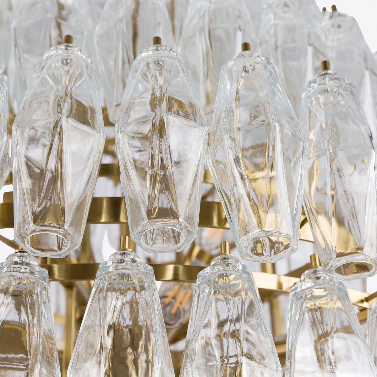 Clear Pallina Chandelier 28"