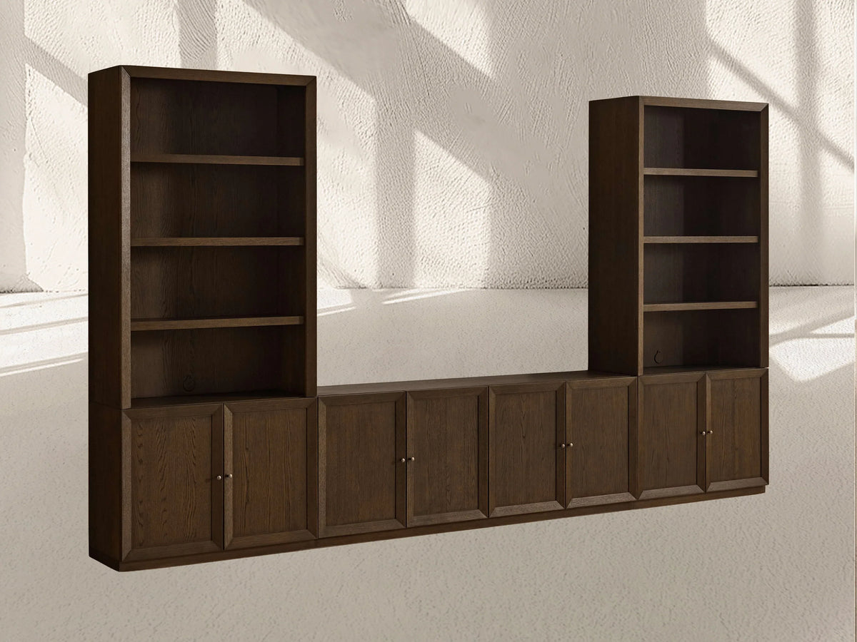 Nason Modular Open Media Cabinet Set