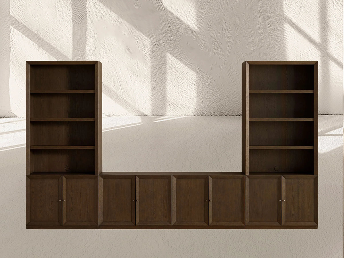 Nason Modular Open Media Cabinet Set