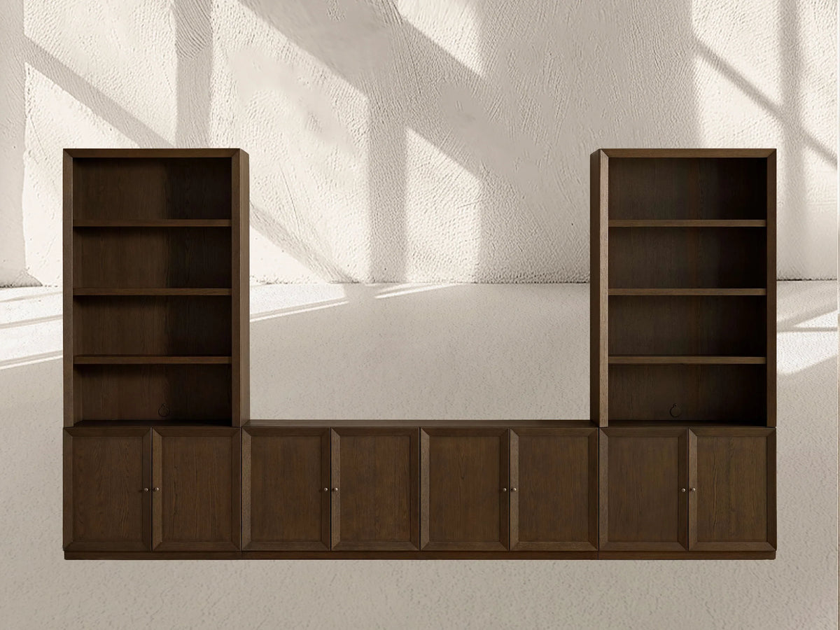 Nason Modular Open Media Cabinet Set