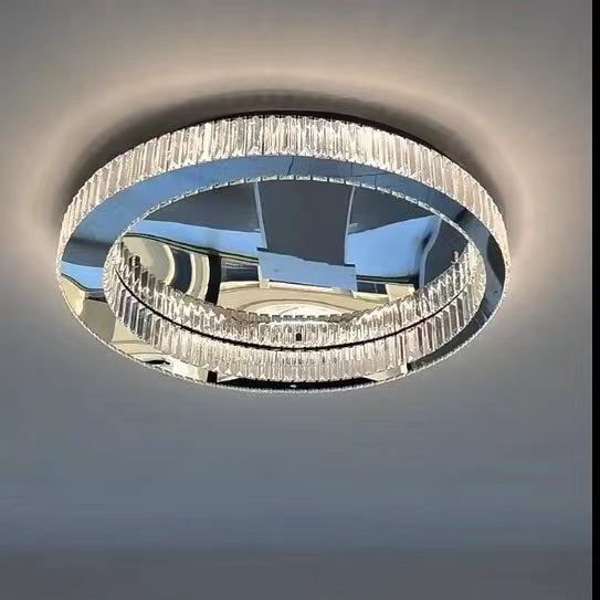 Modern Round Crystal Ceiling Chandelier for Living Room / dining Room