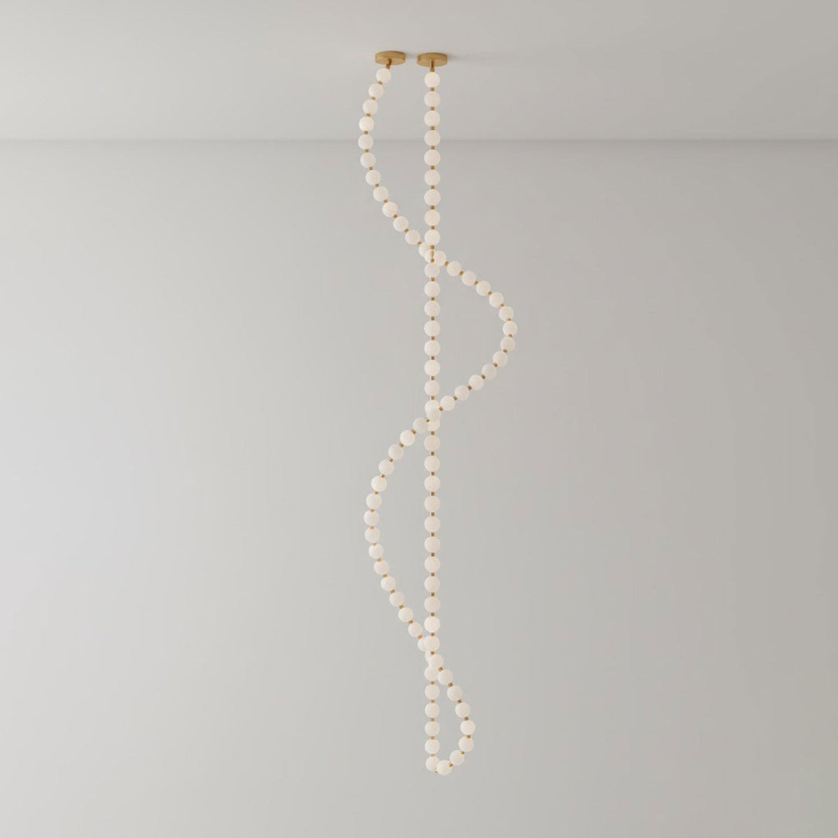 Pearl Necklace Balls Chandelier