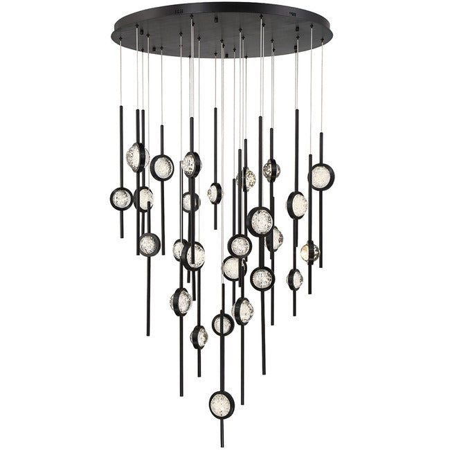 Velveton Seeded Glass Chandelier