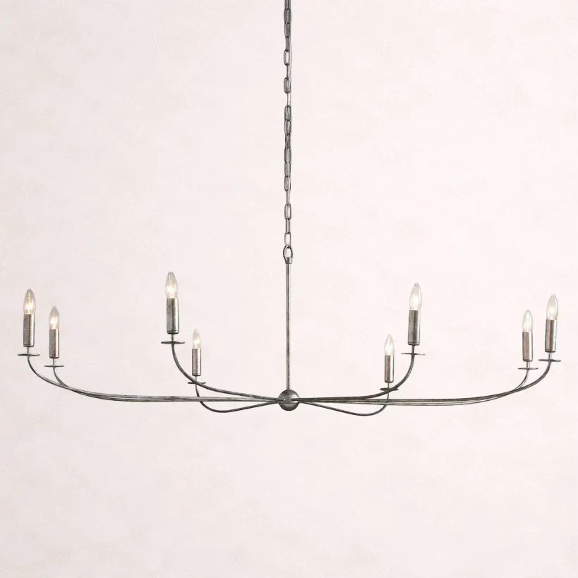 Arnett Round Chandelier in Silver