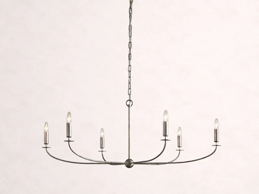 Arnett Round Chandelier in Silver