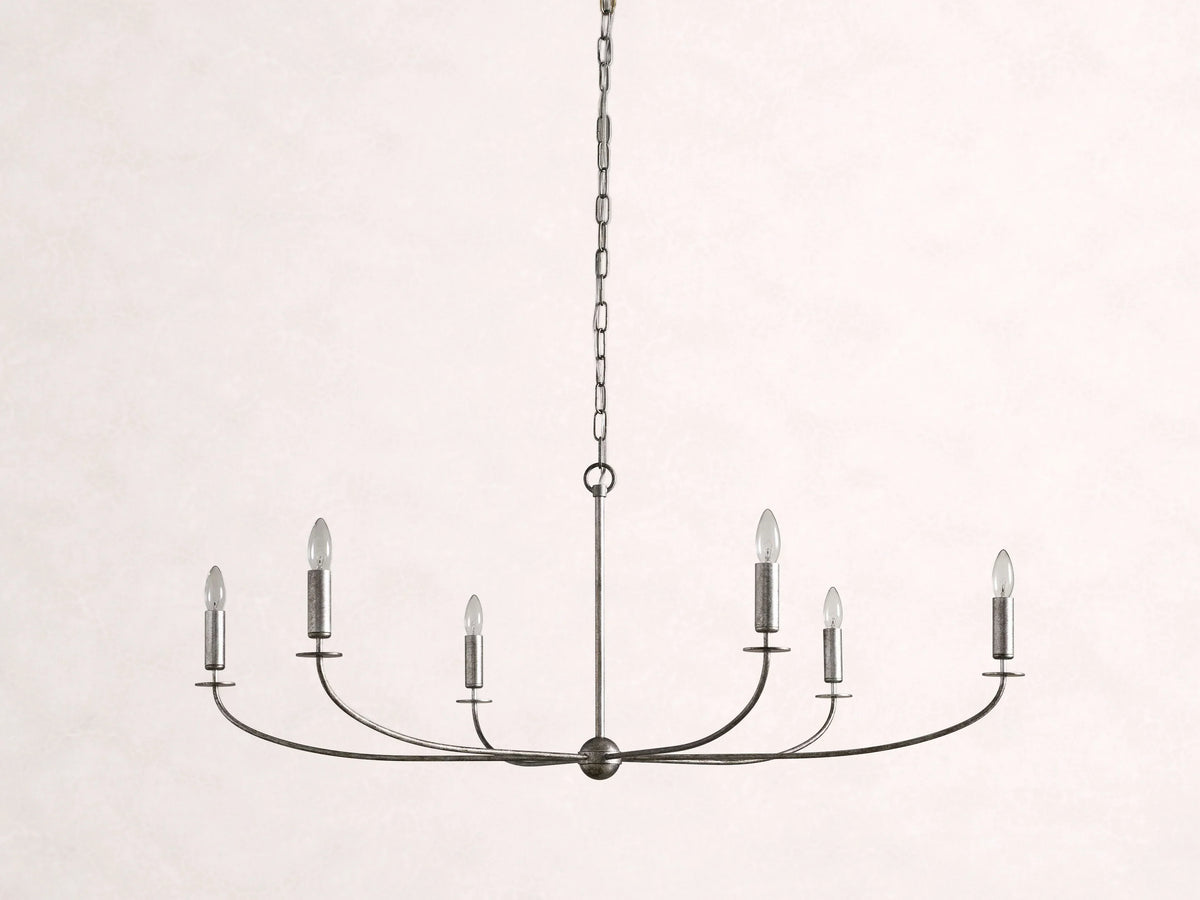Arnett Round Chandelier in Silver