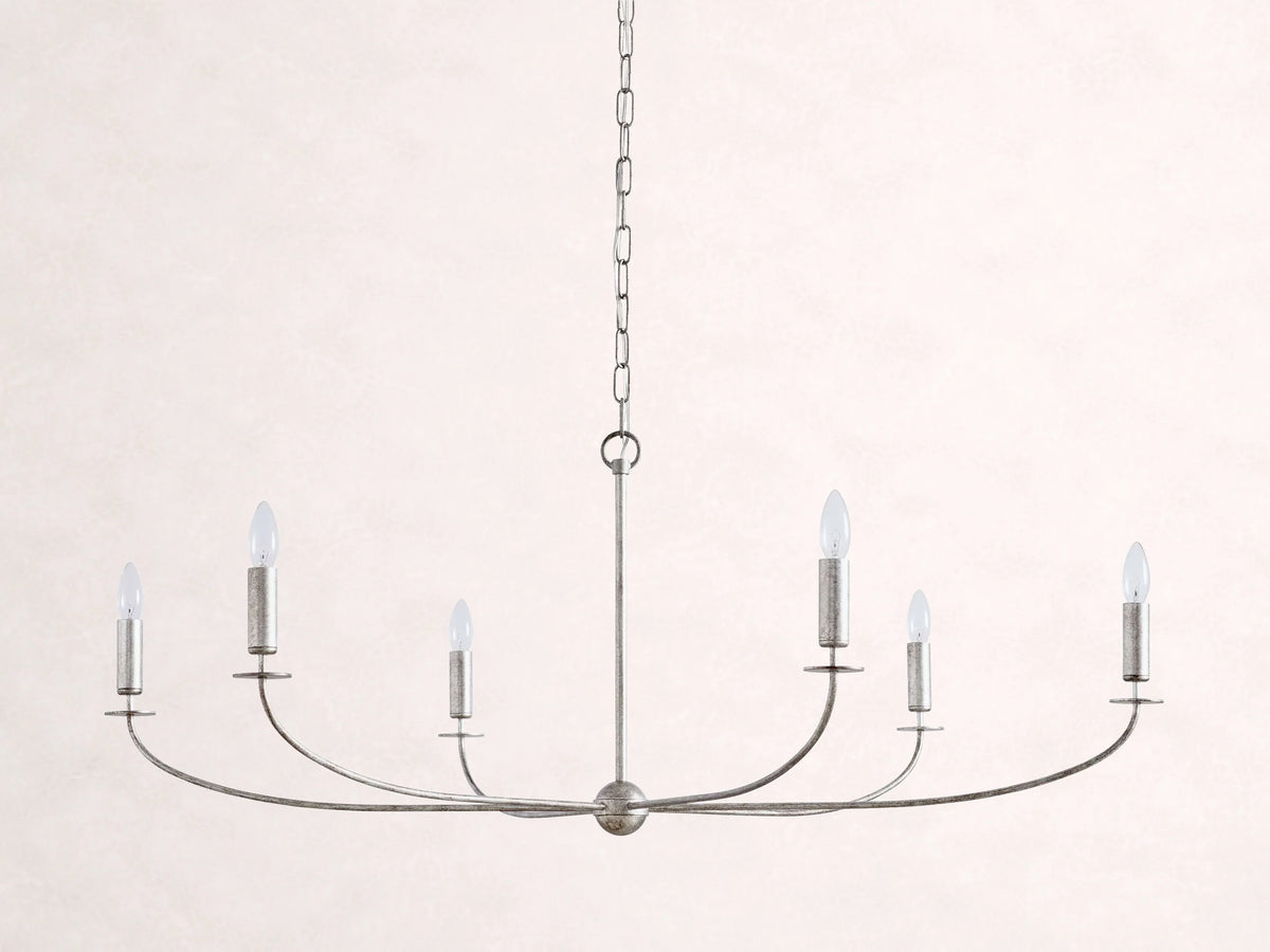 Arnett Round Chandelier in Silver