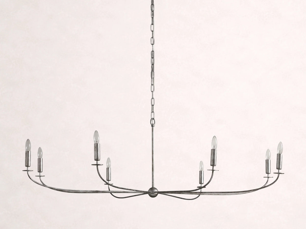 Arnett Round Chandelier in Silver