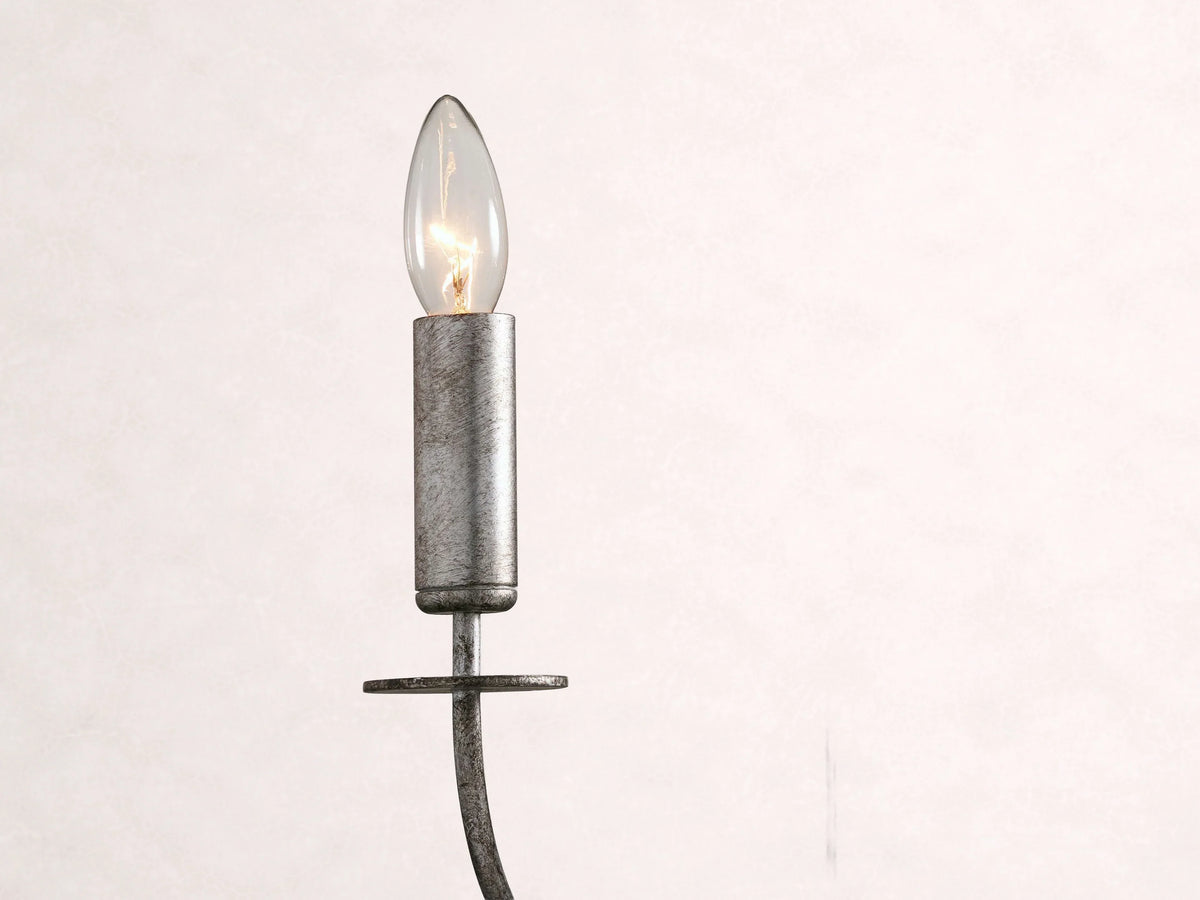 Arnett Round Chandelier in Silver