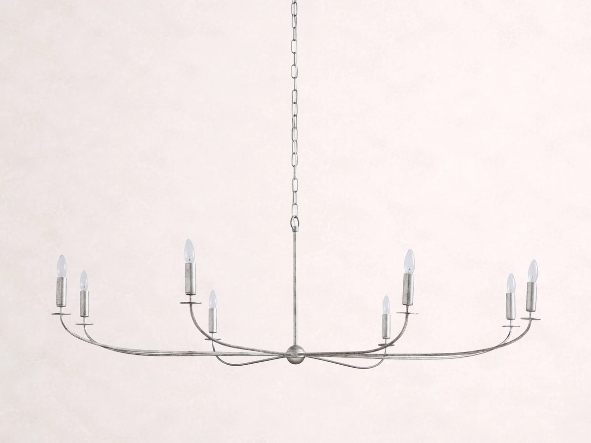 Arnett Round Chandelier in Silver