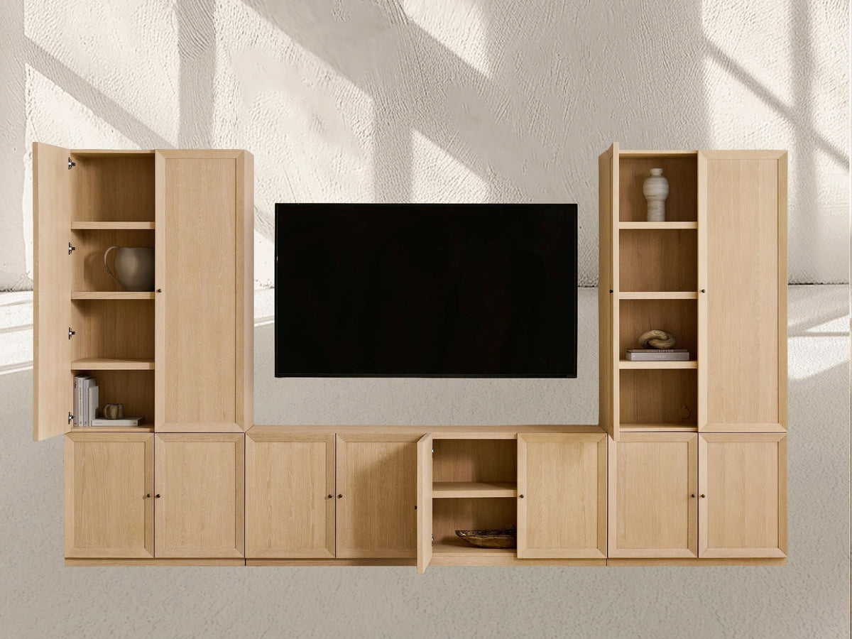 Nason Modular Media Cabinet Set