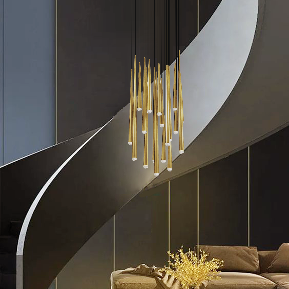 Alren Round Tubular Pendant