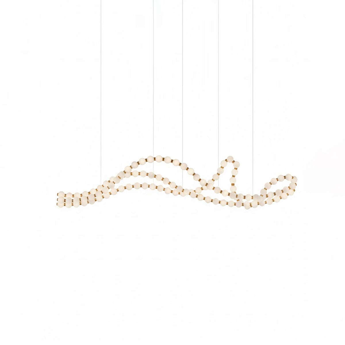Pearl Necklace Balls Chandelier
