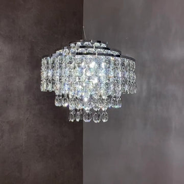 Modern Round Crystal Chandelier for Living Room / Bedroom