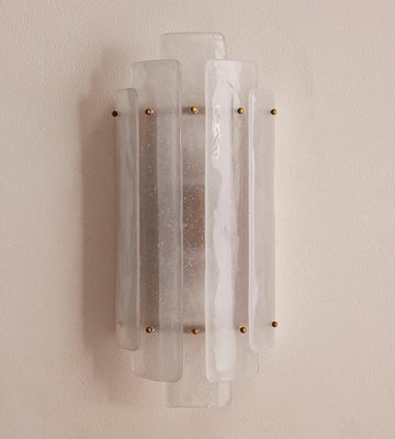 Estelle Glass Wall Light 16-Inchh