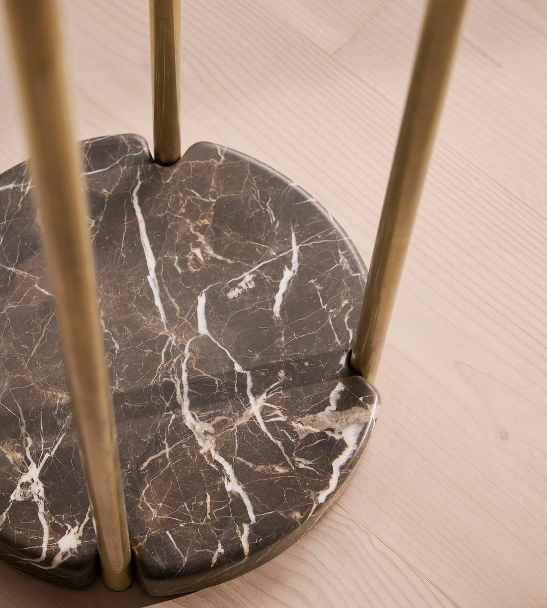Lea Glass Floor Lamp 63-Inchh