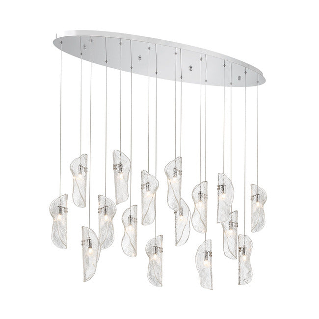 Flare Oval Multi Light Chandelier