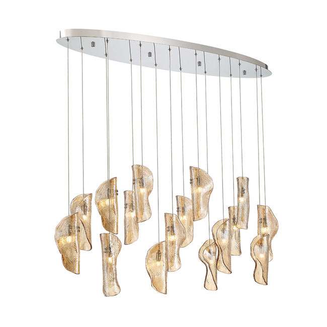 Flare Oval Multi Light Chandelier