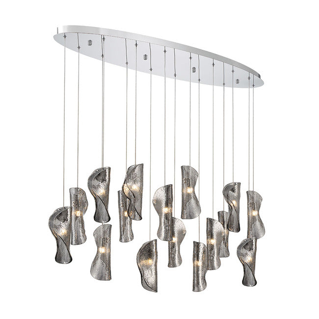 Flare Oval Multi Light Chandelier