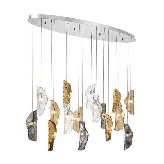 Flare Oval Multi Light Chandelier