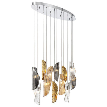 Flare Oval Multi Light Chandelier