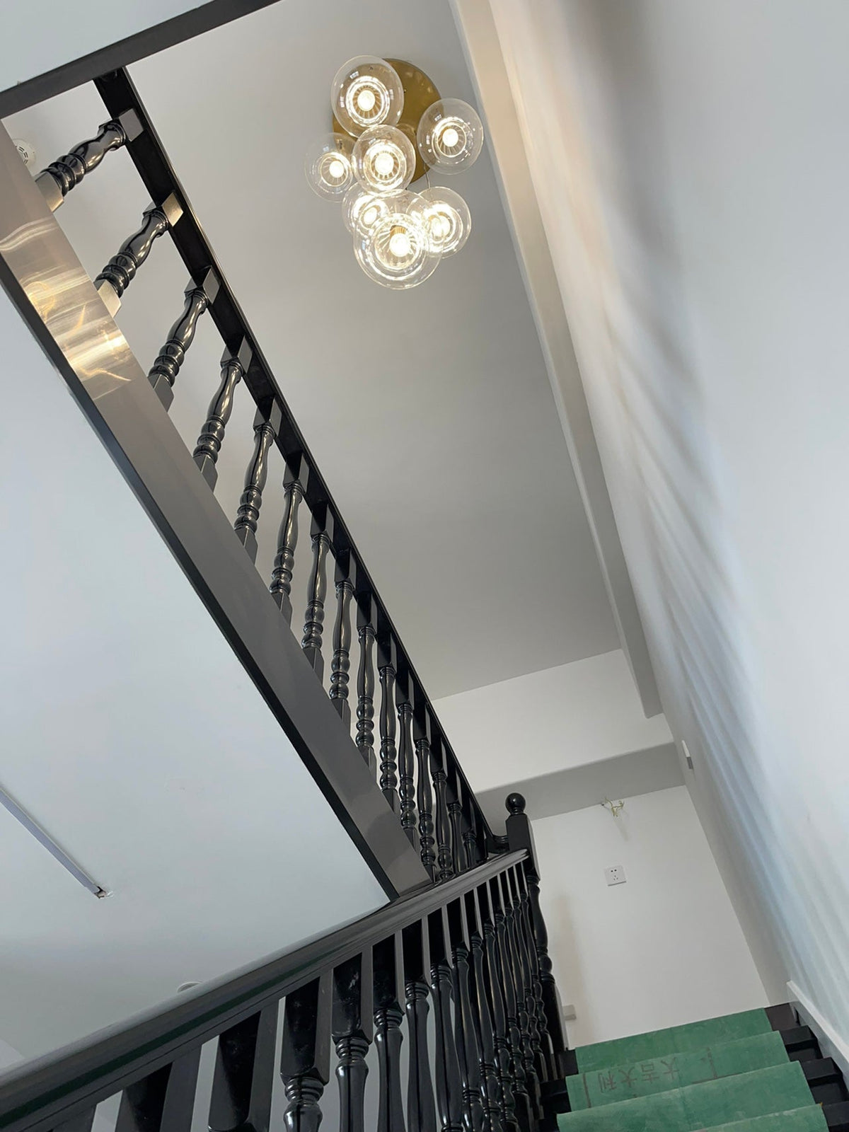 Scandinavian Modern Minimalist Extra-Long Chandelier for Staircase / loft / high-Ceiling Space