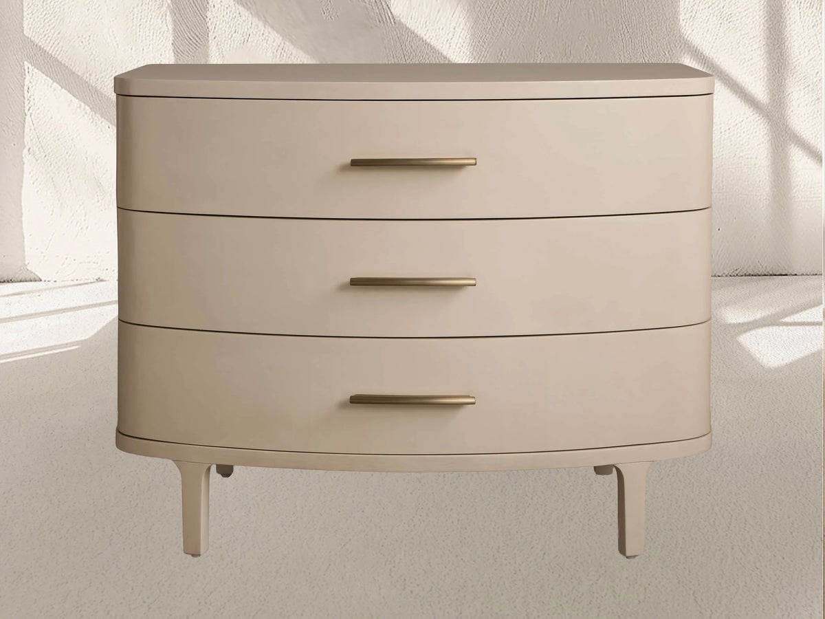 Danny Three-Drawer Chest in Fumo