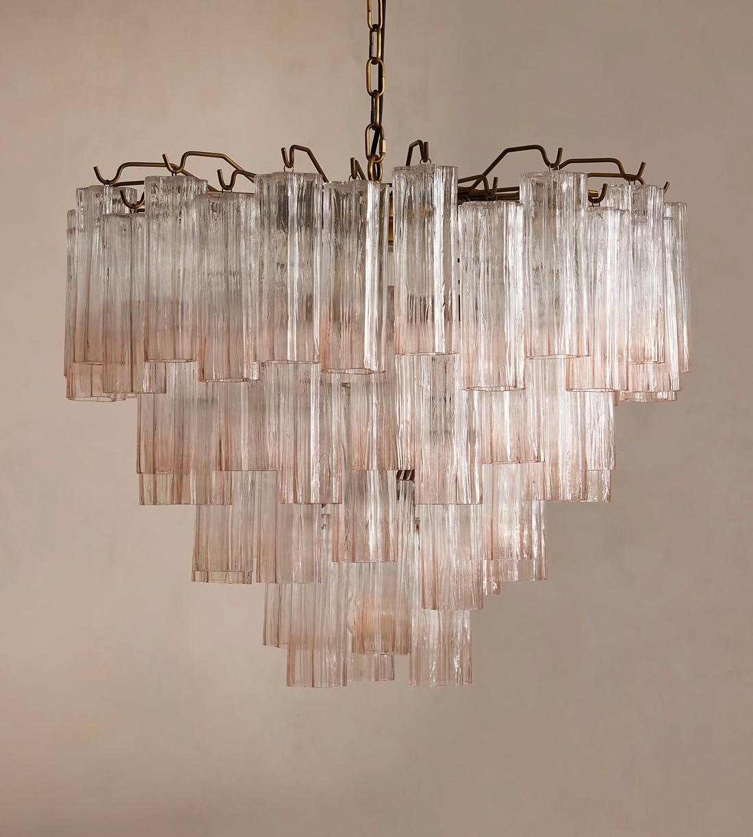 Chiara Glass Chandelier 30-Inchw