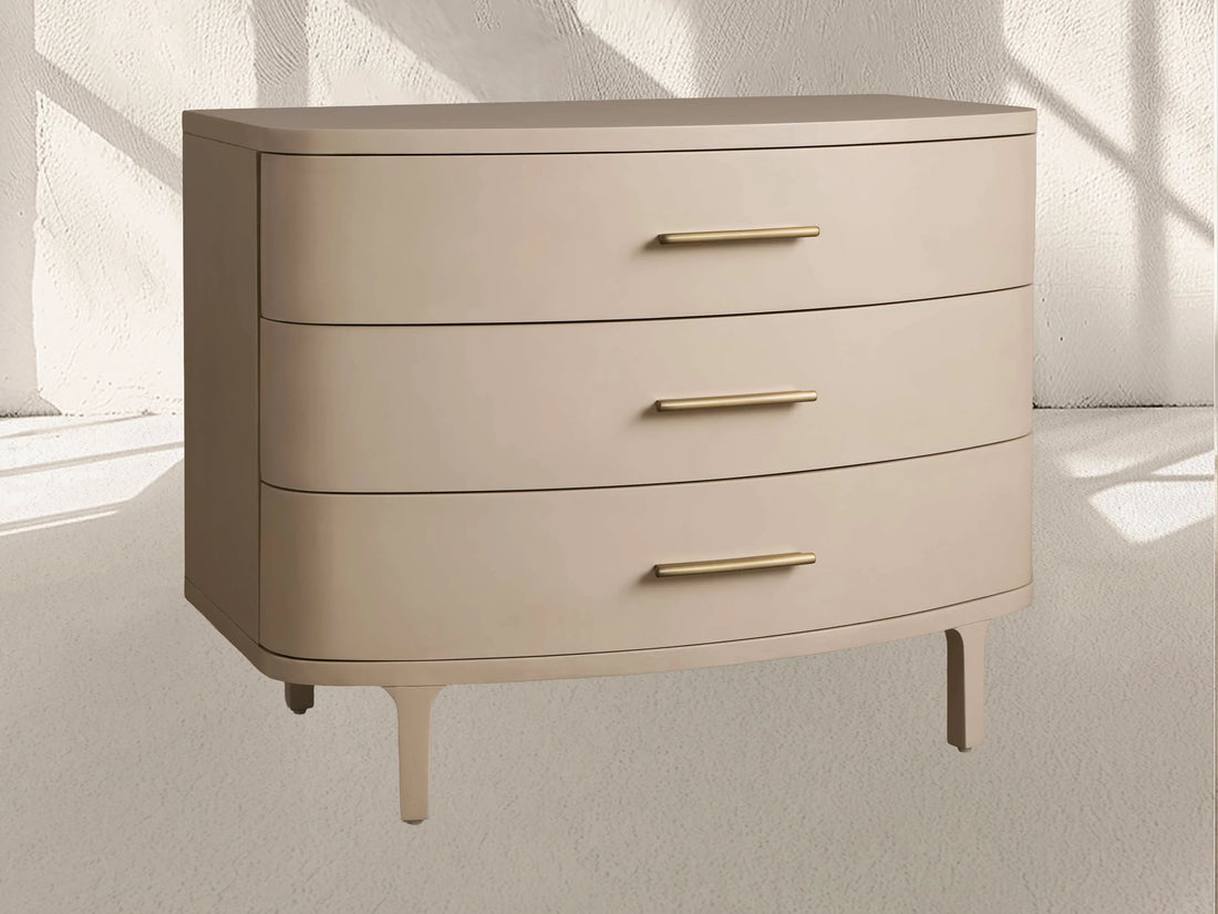 Danny Three-Drawer Chest in Fumo