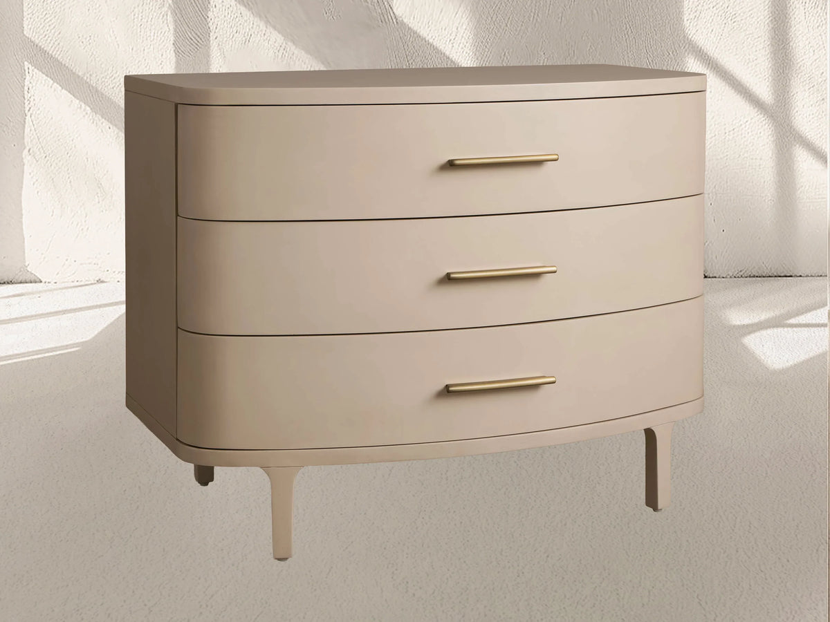 Danny Three-Drawer Chest in Fumo