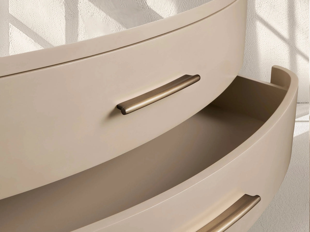 Danny Three-Drawer Chest in Fumo