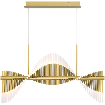 Organic Bloom Linear Chandelier