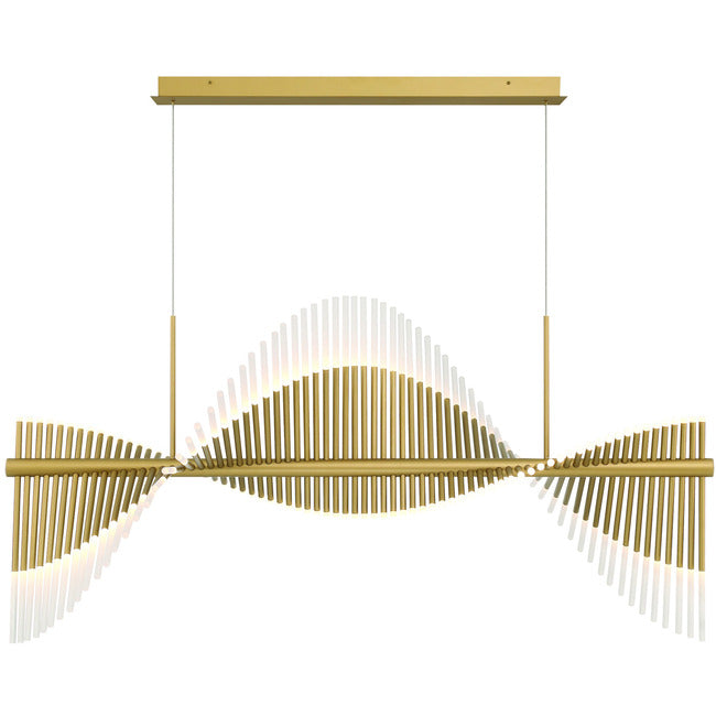 Organic Bloom Linear Chandelier